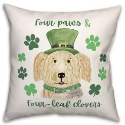 Sale Four Paws Four-Leaf Clovers Indoor/Outdoor Pillow Pillows