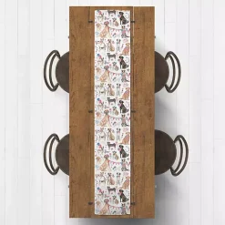 Kirklands Home Table Linens|Fourth of July Patriotic Pups Table Runner, 72 in.