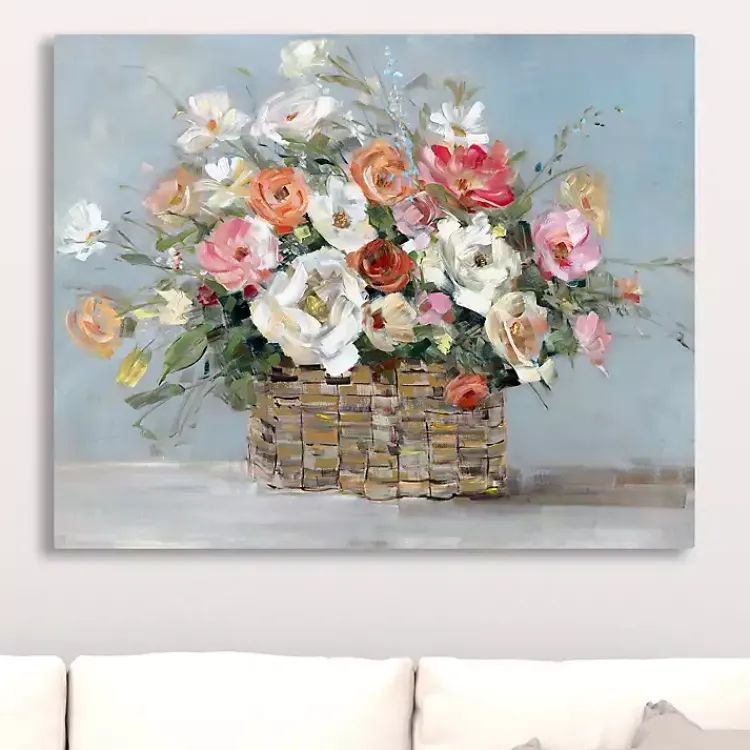Kirklands Home Canvas Art|Fresh Flower Market Canvas Art Print Multi