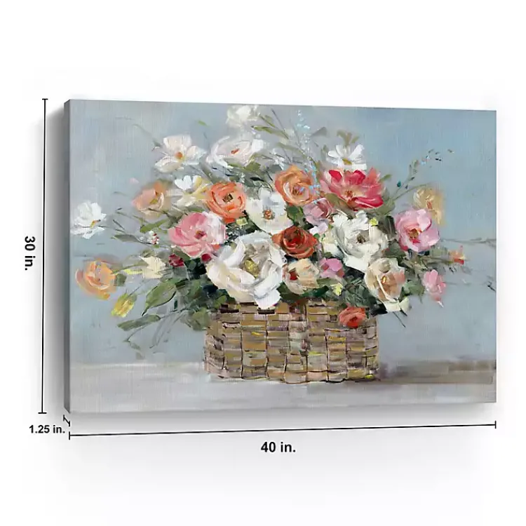 Kirklands Home Canvas Art|Fresh Flower Market Canvas Art Print Multi
