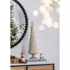 New Fringe Embellished Christmas Trees, Set of 2 Christmas Decorations