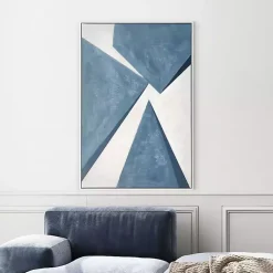 Kirklands Home Canvas Art|From Below II Framed Canvas Art Print Blue