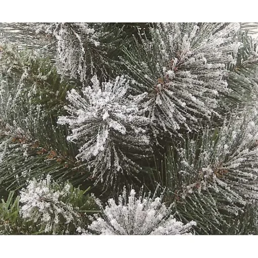 Online Frosted Christmas Tree Arrangement in Red Bag Christmas Arrangements & Garland