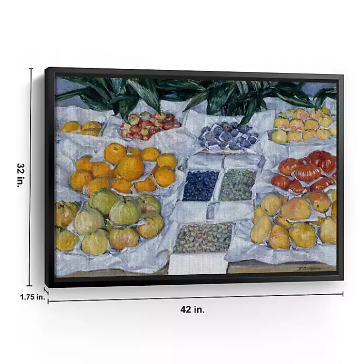 Kirklands Home Canvas Art|Fruit Displayed on Stand Canvas Print, 42x32 in.