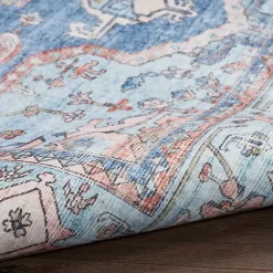 Kirklands Home Area Rugs|Fulton Medallion Area Rug, 5x7 Blue