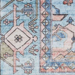 Kirklands Home Area Rugs|Fulton Medallion Area Rug, 7x9 Blue