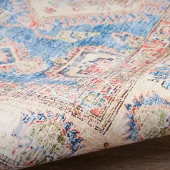 Kirklands Home Area Rugs|Fulton Vintage Medallion Runner, 2x7 Blue