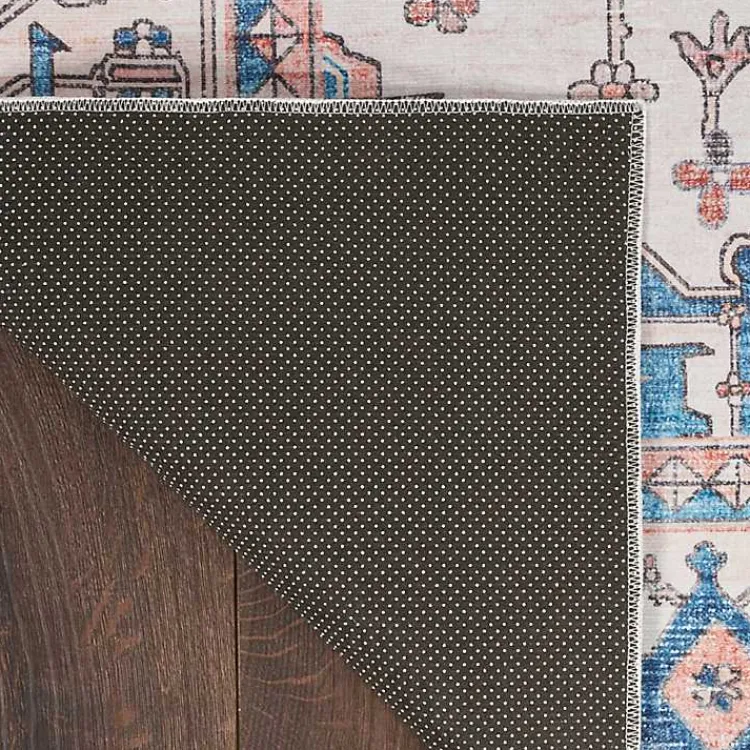 Kirklands Home Area Rugs|Fulton Coral Medallion Runner, 2x7 Pink