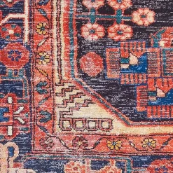 Kirklands Home Area Rugs|Fulton Red Botanical Area Rug, 5x7