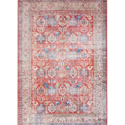 Kirklands Home Area Rugs|Fulton Traditional Area Rug, 7x10 Red