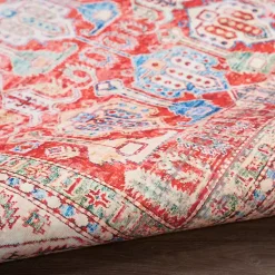 Kirklands Home Area Rugs|Fulton Traditional Area Rug, 7x10 Red