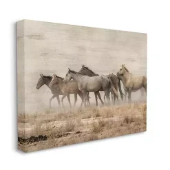 Kirklands Home Canvas Art|Galloping Horse Herd Canvas Art Print, 40x30 in.