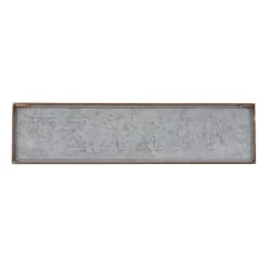 Kirklands Home Wall Quotes & Signs|Galvanized Iron Market Wall Sign Silver