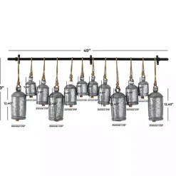Online Galvanized Round Bells Wall Plaque Decorative Accents