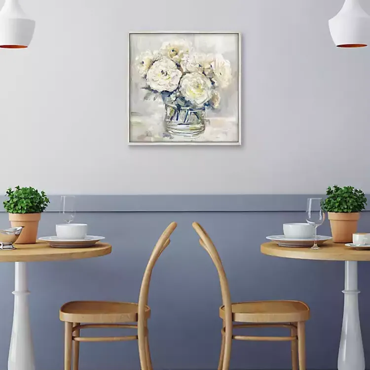 Kirklands Home Canvas Art|Garden Collections II Framed Canvas Art Print White