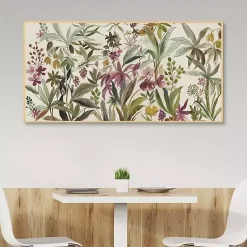 Kirklands Home Canvas Art|Garden Delight Framed Canvas Art Print Multi