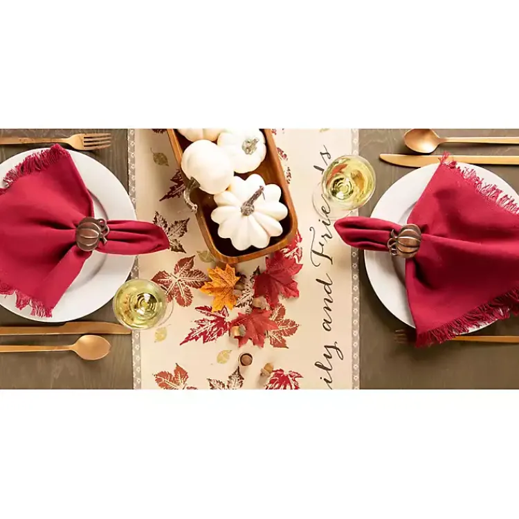 Hot Gather Together Fall Leaves Table Runner, 108 in. Fall