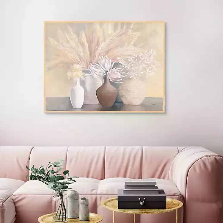 Kirklands Home Canvas Art|Gentle Still Life Framed Canvas Art Print