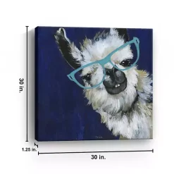 Kirklands Home Canvas Art|Gentlemen Llama Canvas Art Print