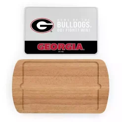 Kirklands Home Serving & Entertaining|Georgia Bulldogs Wood and Glass Serving Board