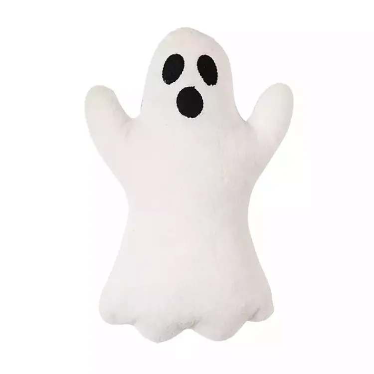 New Ghost Shaped Sherpa Halloween Pillow Halloween