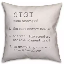 Gigi Definition Pillow Pillows