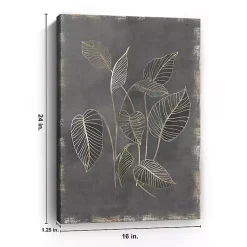 Kirklands Home Canvas Art|Gilded Botanical III Canvas Art Print