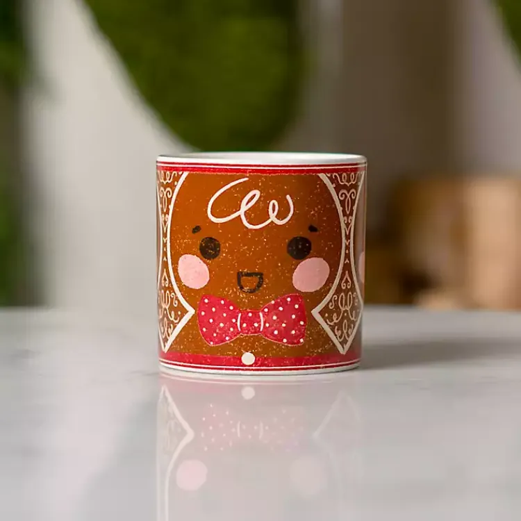 Hot Gingerbread Man Jar Candle Candles