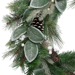 Online Glitter Frost Berry Pine Christmas Wreath Christmas Wreaths