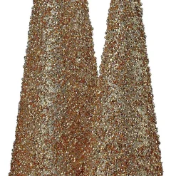 Glittered Cone Tabletop Trees, Set of 3 Christmas Decorations
