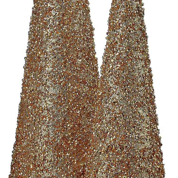 Glittered Cone Tabletop Trees, Set of 3 Christmas Decorations