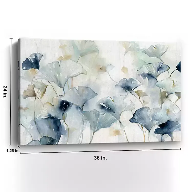 Kirklands Home Canvas Art|Glorious Ginkgo Floral Canvas Wall Art