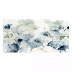 Kirklands Home Canvas Art|Glorious Ginkgo Giclee Canvas Art Print, 40x20 in. Blue