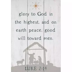 Outlet Glory to God Nativity Wall Plaque Christmas Art & Wall Decor