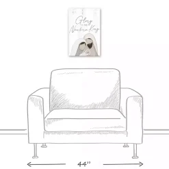 Outlet Glory to the Newborn King Canvas Art Print Christmas Art & Wall Decor