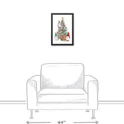 Best Gnomes Decorating Christmas Tree Wall Plaque Christmas Art & Wall Decor