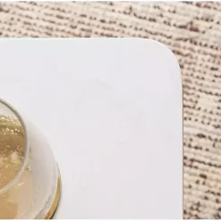 Kirklands Home Accent & End Tables|and White Credele Accent Table Gold