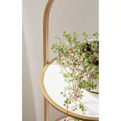 Kirklands Home Planters|Gold Arched 3-Tier Plant Stand