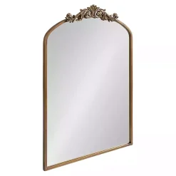 Kirklands Home Decorative Mirrors|Arendahl Arched Mirror, 24x36 in. Gold