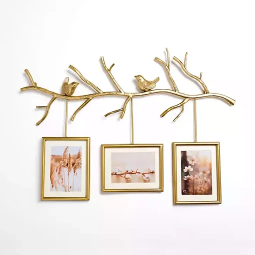 New Gold Birds on Branch Collage Frame Collage Frames