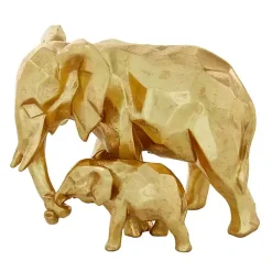 Online Carved Elephant Family Statue Statues & Figurines