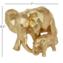 Online Carved Elephant Family Statue Statues & Figurines