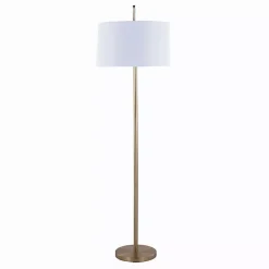 Kirklands Home Floor Lamps|Cassie Floor Lamp Gold