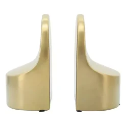 New Ceramic Curved Bookends Decorative Accents