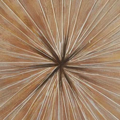 Kirklands Home Canvas Art|Gold Contemporary Burst Framed Canvas Art Print