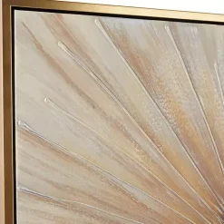 Kirklands Home Canvas Art|Gold Contemporary Burst Framed Canvas Art Print