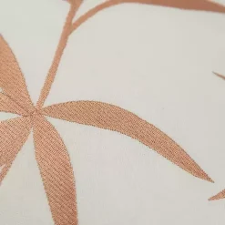 Hot Gold Embroidered Botanical Throw Pillow Pillows