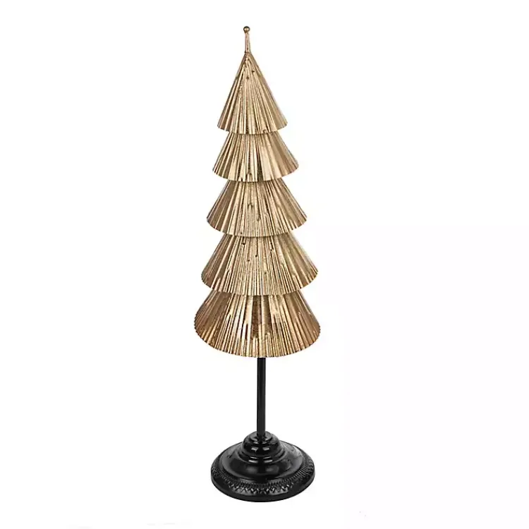 New Iron Christmas Tree on Black Base, 35 in. Christmas Decorations