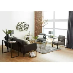 Kirklands Home Kitchen Islands & Bar Carts|Gold Metal Circular Bar Cart