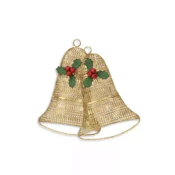 Outlet Metal Holiday Bells Wall Plaque Christmas Art & Wall Decor